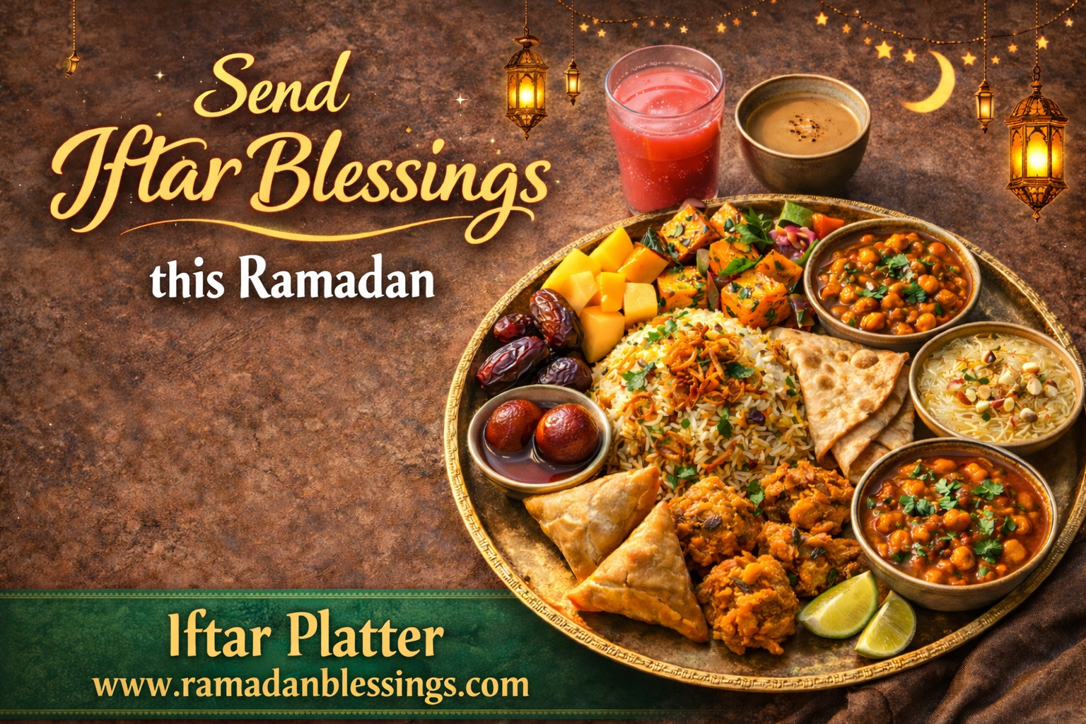 Iftar Platter for Ramadan Blessings